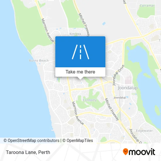 Mapa Taroona Lane