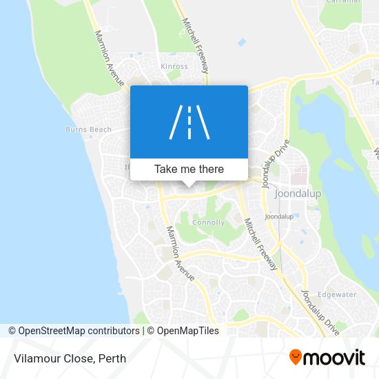 Vilamour Close map
