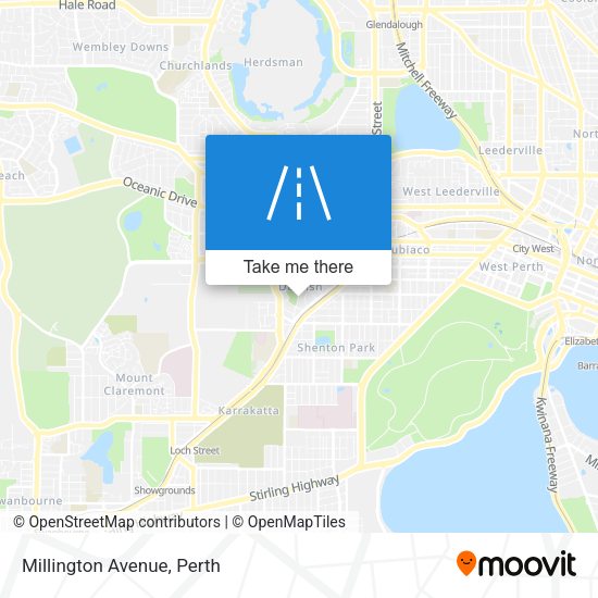 Millington Avenue map