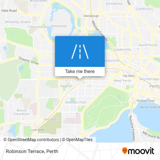 Robinson Terrace map