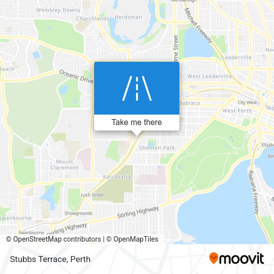 Stubbs Terrace map