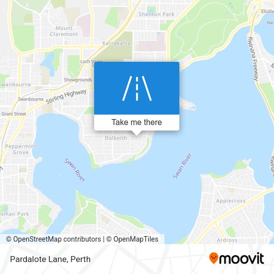 Pardalote Lane map