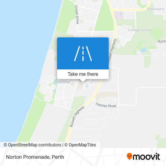 Norton Promenade map