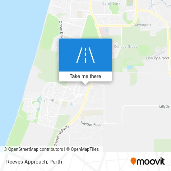 Mapa Reeves Approach