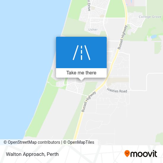 Walton Approach map