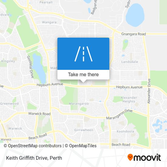 Keith Griffith Drive map