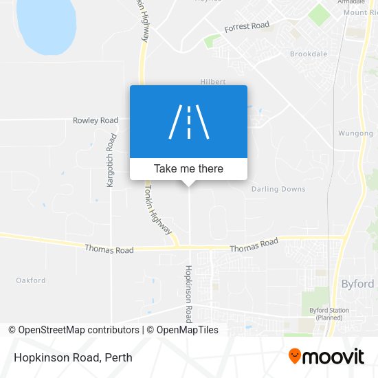 Hopkinson Road map
