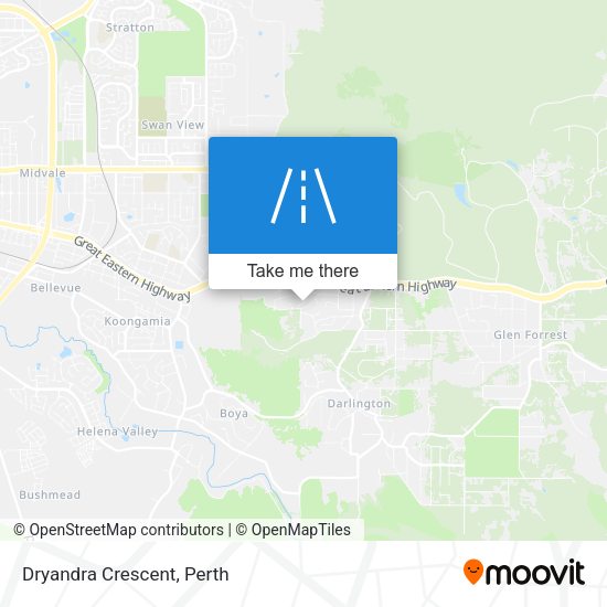 Dryandra Crescent map