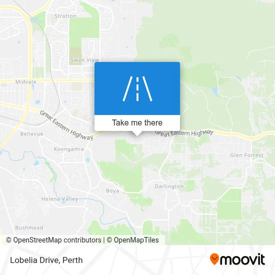 Mapa Lobelia Drive