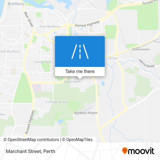Marchant Street map