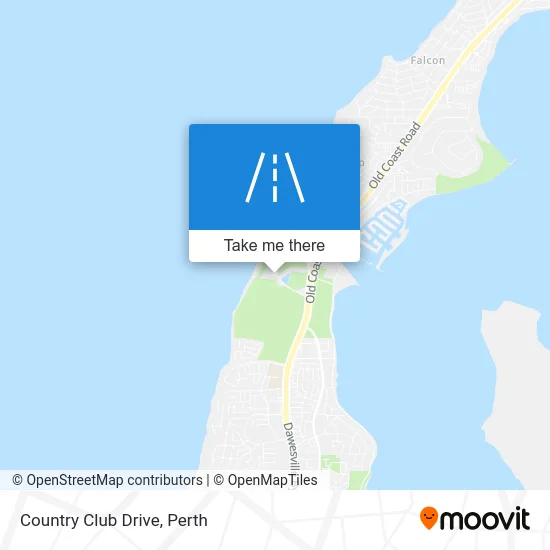 Mapa Country Club Drive