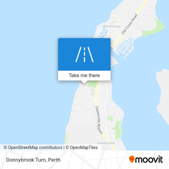 Donnybrook Turn map
