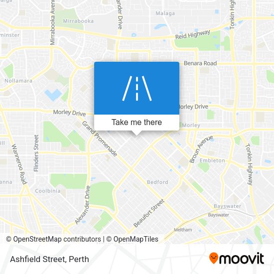 Ashfield Street map