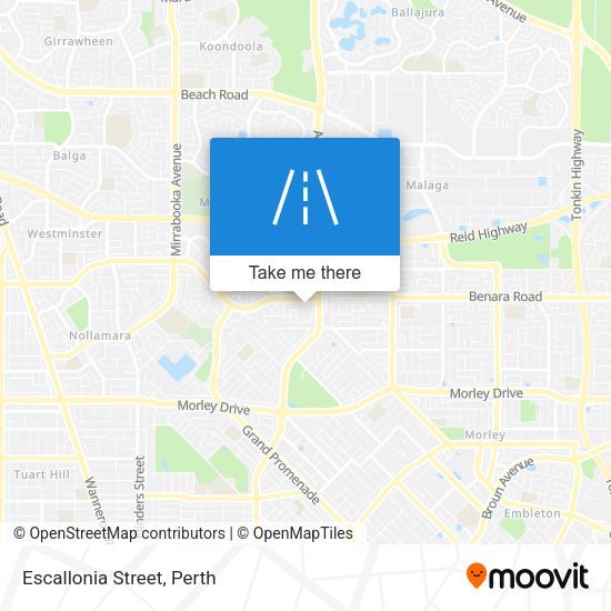 Escallonia Street map