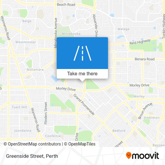 Greenside Street map