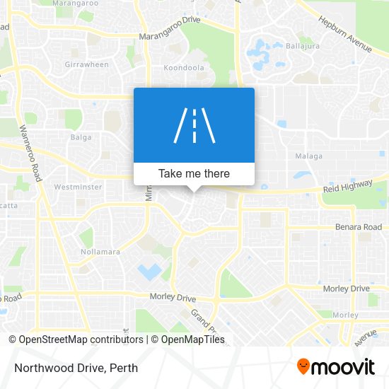 Northwood Drive map