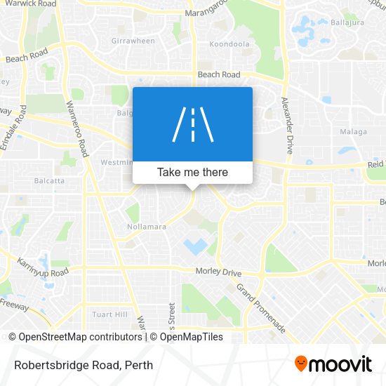 Robertsbridge Road map