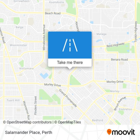 Salamander Place map