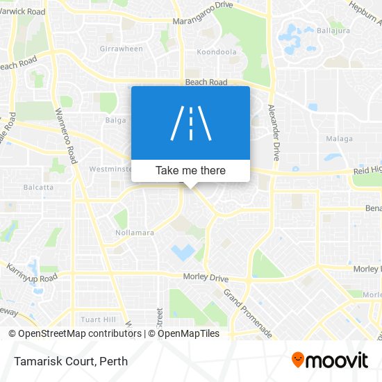 Tamarisk Court map