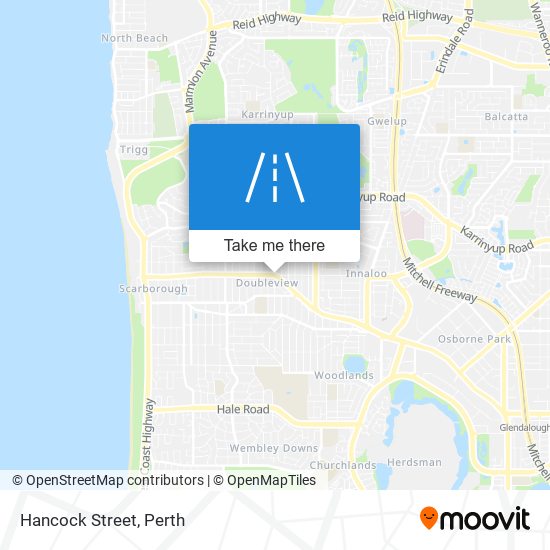 Hancock Street map