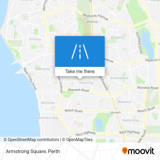 Armstrong Square map