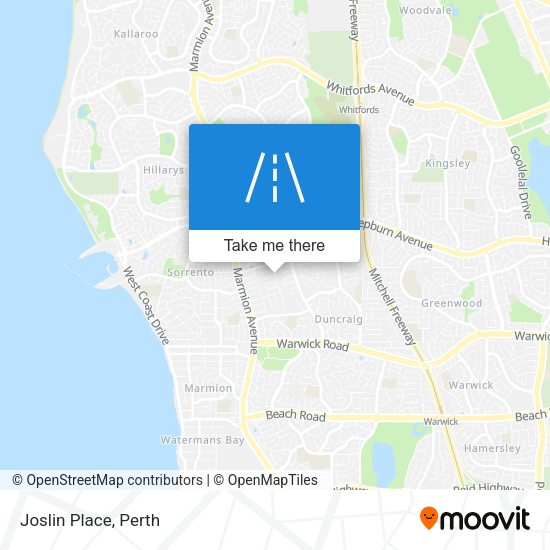 Joslin Place map