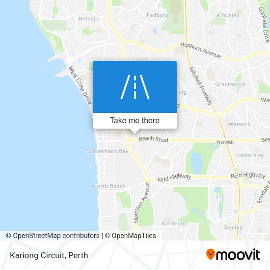 Kariong Circuit map