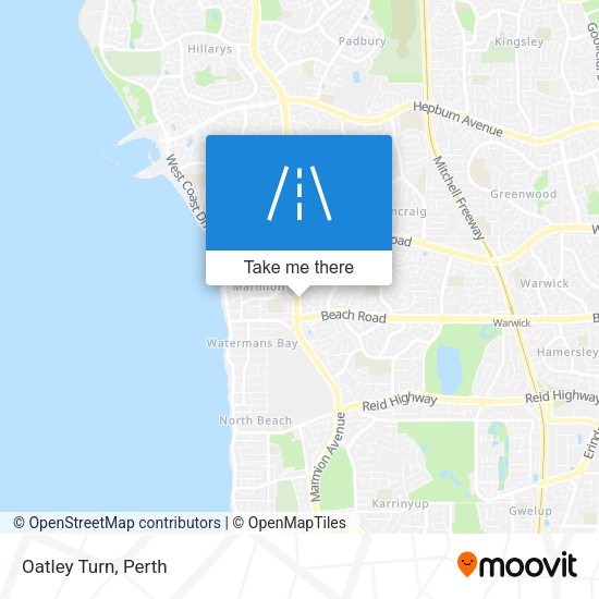 Oatley Turn map