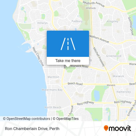 Ron Chamberlain Drive map