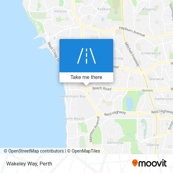 Wakeley Way map