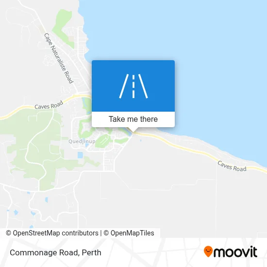 Mapa Commonage Road