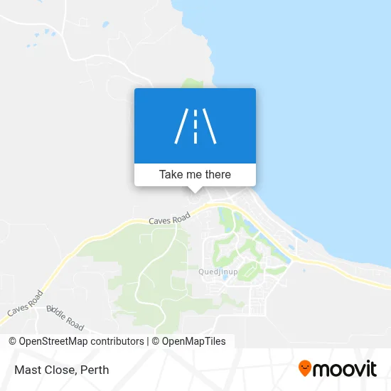 Mapa Mast Close