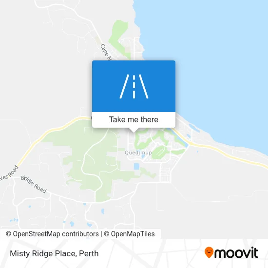 Mapa Misty Ridge Place