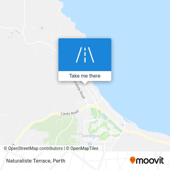 Naturaliste Terrace map