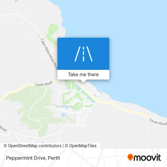 Mapa Peppermint Drive