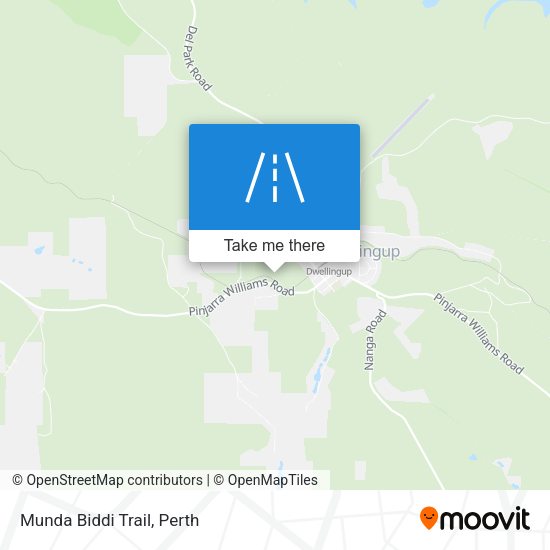 Munda Biddi Trail map