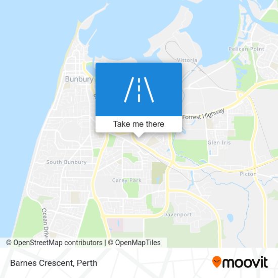 Barnes Crescent map