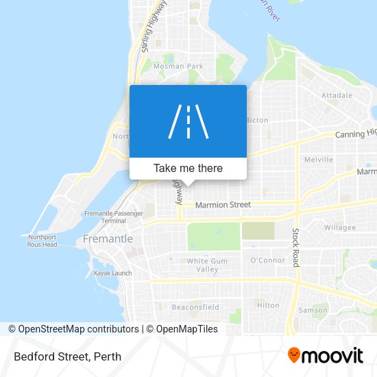 Bedford Street map