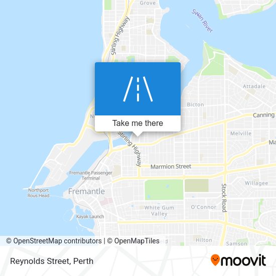 Reynolds Street map