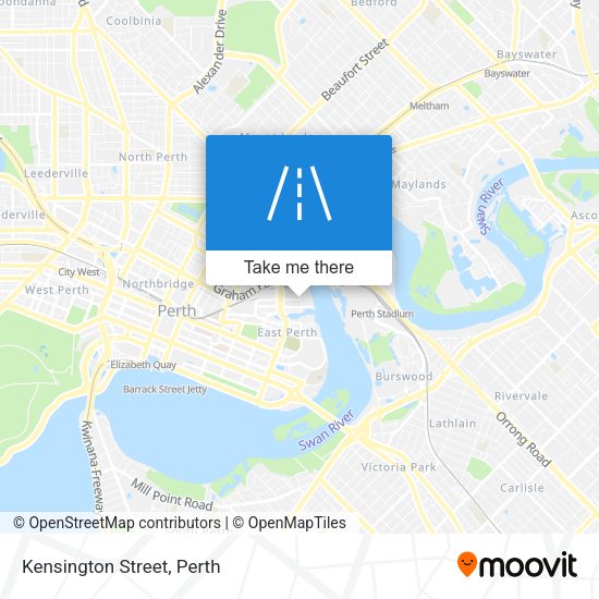 Kensington Street map