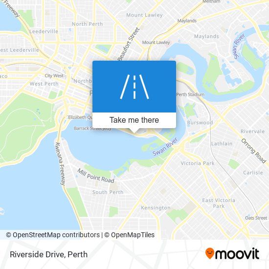 Riverside Drive map