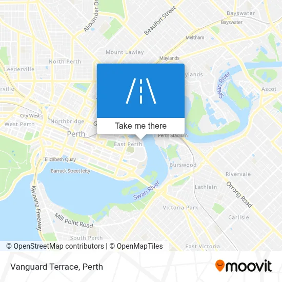 Mapa Vanguard Terrace