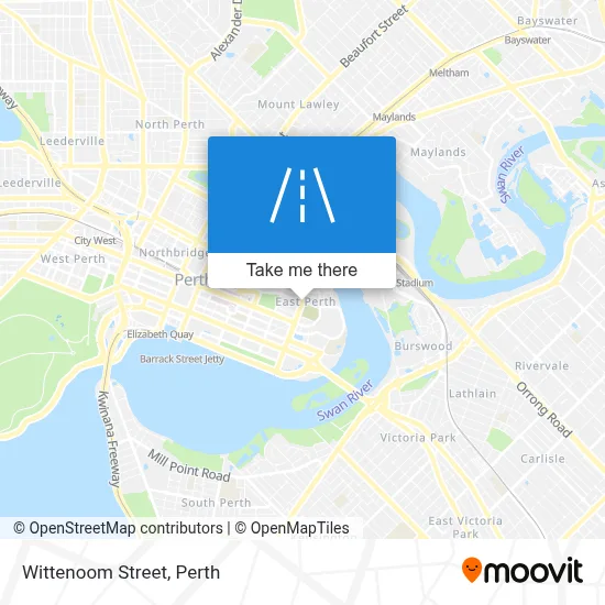 Mapa Wittenoom Street