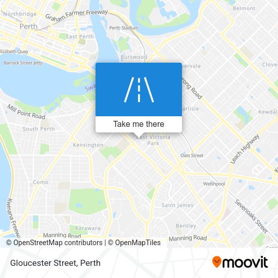 Gloucester Street map