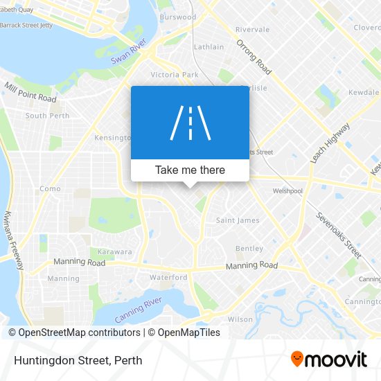 Huntingdon Street map