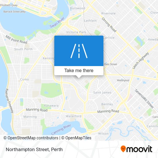 Northampton Street map
