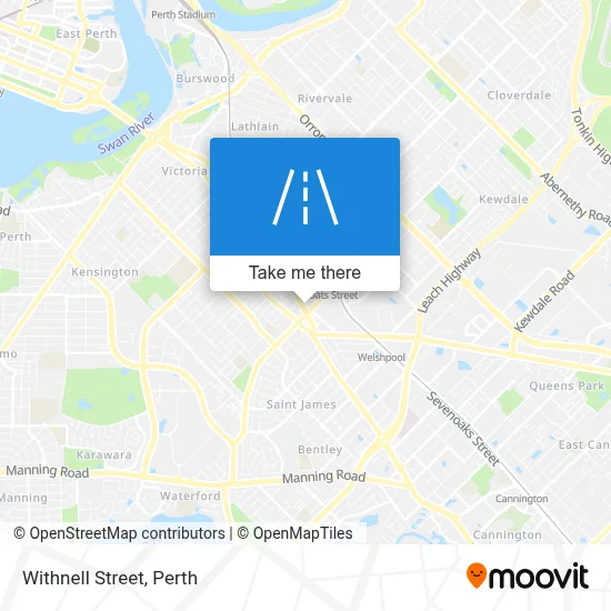Mapa Withnell Street