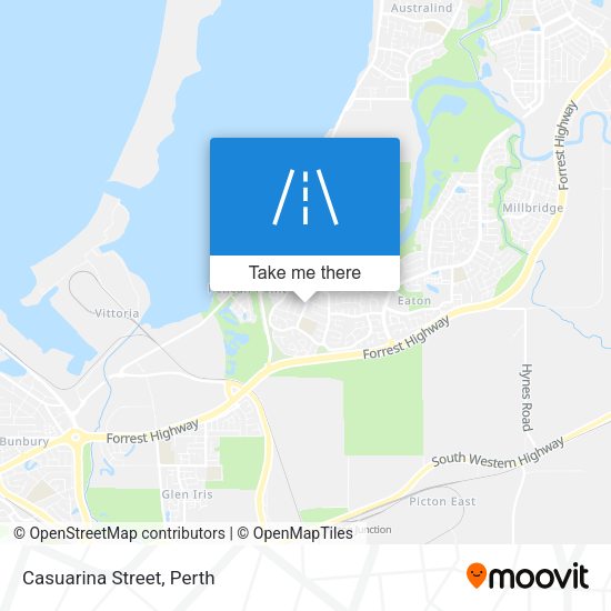 Casuarina Street map