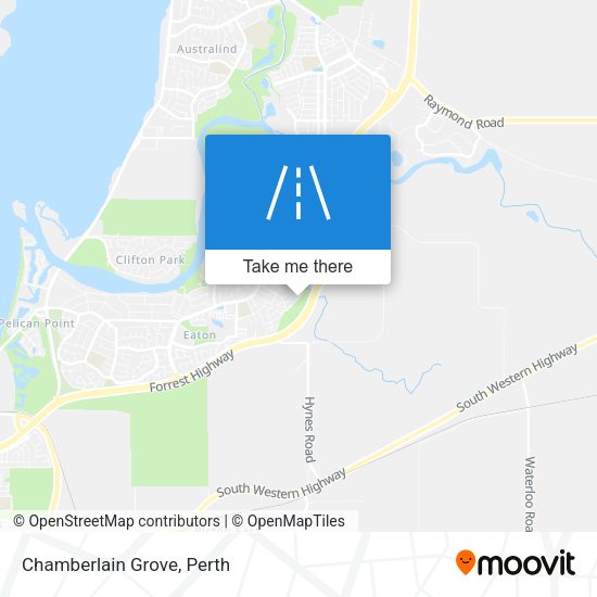 Chamberlain Grove map