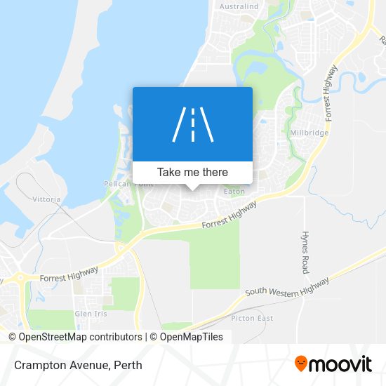 Crampton Avenue map